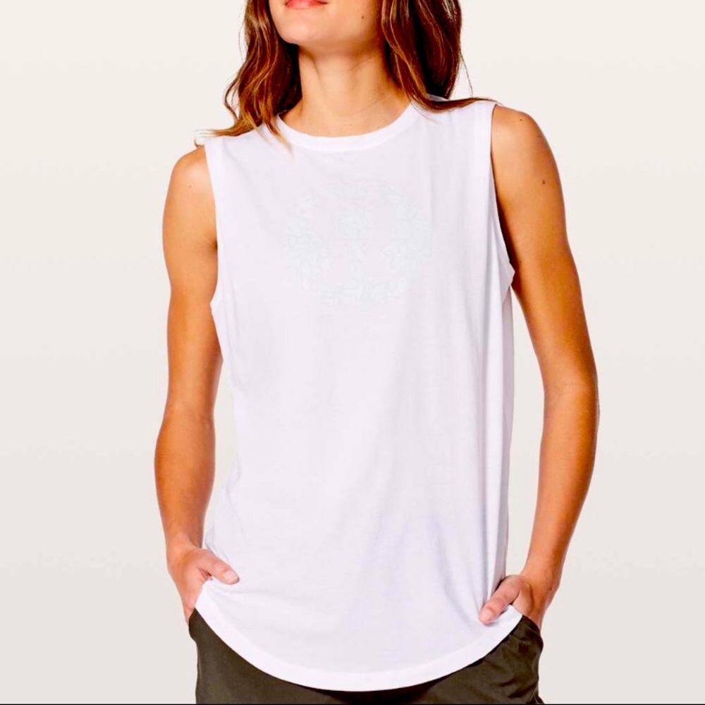Lululemon Brunswick Muscle Tank - white 6